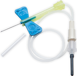 BD Vacutainer Safety-Lok Blood Collection Set, 21 G x 0.75", Sliding Safety Shield, Green, 367281, Box of 50