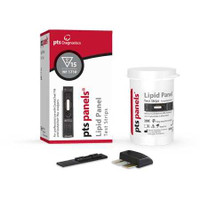 Reagent Test Strip PTS Panels Total Cholesterol HDL Triglycerides LDL TC/HDL Ratio For Cardiocheck PA 15 Strips 1710 VL/1 1710 POLYMER TECHNOLOGY SYSTEMS INC 526006_VL