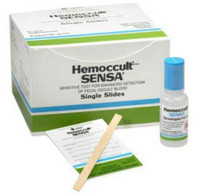 Rapid Diagnostic Test Kit Hemoccult Sensa Single Slides Colorectal Cancer Screen Fecal Occult Blood Test FOB Stool Sample CLIA Waived 100 Tests 64151A Case/1000 64151A HEMOCUE AMERICA 174823_CS