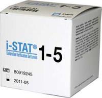 Calibration Verification Set i-STAT 20 X 1.7 mL For i-STAT Point-of-Care Analyzer 06F1501 Box/1 06F1501 ABBOTT POINT OF CARE 581765_BX