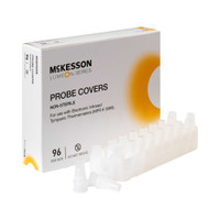Tympanic Thermometer Probe Cover McKesson LUMEON For Infrared Tympanic Electronic Thermometer 96 Disposable Sheaths per Box 3068 Box/96 3068 MCK BRAND 848677_BX