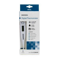 Digital Oral Thermometer McKesson Standard Probe Hand-Held 01-413BKGM Each/1 01-413BKGM MCK BRAND 491094_EA