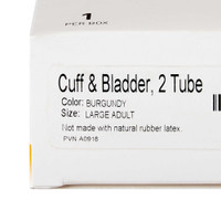 Cuff 2-Tube Bladder McKesson LUMEON Large Adult Arm 34 to 50 cm Limb Circumference Nylon 01-845-12XBD-2GM Box/1 01-845-12XBD-2GM MCK BRAND 803204_BX
