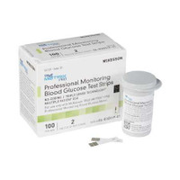 Blood Glucose Test Strips McKesson TRUE METRIX PRO 100 Test Strips per Box 06-R3051P-01 Case/1200 06-R3051P-01 MCK BRAND 960297_CS
