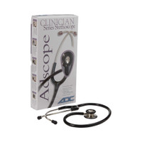 Classic Stethoscope Adscope 603 Black 1-Tube 22 Inch Tube Double Sided Chestpiece 603BK Each/1 603BK AMERICAN DIAGNOSTIC CORP 363826_EA