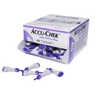 Safety Lancet Accu-Chek Safe-T-Pro Plus Adjustable Depth Lancet Needle 3 Depth Settings 23 Gauge Spring-Loaded Trigger Button 03448622001 Case/1200 - 34482400 3448622001 ROCHE DIAGNOSTICS CORP. 493716_CS