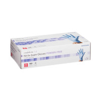 Exam Glove McKesson Confiderm 3.8 NonSterile Blue Powder Free Nitrile Ambidextrous Textured Fingertips Not Chemo Approved Small 14-684 Box/100 14-684 MCK BRAND 921610_BX