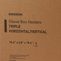 Glove Box Holder McKesson Horizontal or Vertical Mount 3-Box Clear 3-1/8 X 10-1/4 X 15-1/4 Inch Plastic 16-6530 Each/1 16-6530 MCK BRAND 519596_EA