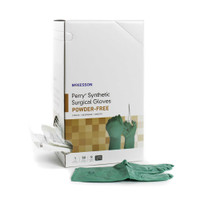 Surgical Glove McKesson Perry Performance Plus Sterile Dark Green Powder Free Neoprene Hand Specific Smooth Chemo Tested Size 6 20-2560N Case/400 20-2560N MCK BRAND 1044736_CS