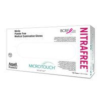 Exam Glove Micro-Touch NitraFree NonSterile Pink Powder Free Nitrile Ambidextrous Textured Fingertips Chemo Tested Large 6034513 Box/100 6034513 ANSELL INC. 697231_BX