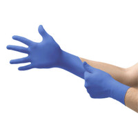 Exam Glove Ultraform NonSterile Blue Powder Free Nitrile Ambidextrous Textured Fingertips Not Chemo Approved X-Large UF-524-XL Box/250 UF-524-XL MICROFLEX MEDICAL 816799_BX