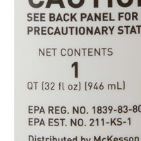 McKesson Pro-Tech Surface Disinfectant Cleaner Quaternary Based J-Fill® Dispensing Systems Liquid 32 oz. Bottle Floral Scent NonSterile 53-28564 Pack of 1 53-28564 McKesson Pro-Tech 484484_EA