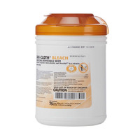 Surface Disinfectant Cleaner Sani-Cloth Bleach Wipe 75 Count Canister Manual Pull Chlorine Scent P54072 Case/12 P54072 PDI/NICE-PAK 786308_CS