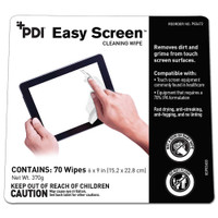 PDI Easy Screen PreSaturated Task Wipe with Alcohol White NonSterile 6 X 9 Inch Disposable P03672 Case/12 P03672 PDI/NICE-PAK 1011705_CS