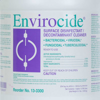 Surface Disinfectant Cleaner Envirocide Liquid 1 gal. Container Manual Pour 13-3300 Case/4 13-3300 METREX 381083_CS