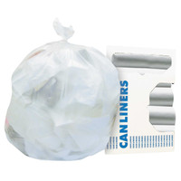 Trash Bag Heritage™ 10 gal. Natural HDPE 8 Mic. 24 x 24 Inch Star Seal Bottom Coreless Roll HERZ4824LNR01 Case of 1000 Z4824LN R01 Heritage™ 707389_CS