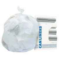 Trash Bag Heritage™ 10 gal. Natural HDPE 8 Mic. 24 x 24 Inch Star Seal Bottom Coreless Roll HERZ4824LNR01 Case of 1000 Z4824LN R01 Heritage™ 707389_CS