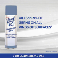 Lysol® I.C.™ Surface Disinfectant Alcohol Based Aerosol Spray Liquid 19 oz. Can Scented NonSterile RAC95029CT Each/1