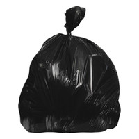 Trash Bag HDPE Extra Heavy Duty Black 60 gal. 17 Mic. 38 X 60 Inch Twist Tie Star Seal Bottom Coreless Roll Z7660XK R01 Case/200 Z7660XK R01 SAALFELD REDISTRIBUTION 299828_CS