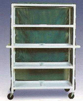 600 Series Linen Cart 5 X 1-1/4 Inch Deluxe Heavy Duty Reinforced Standard 5X Casters 125 Lb Per Shelf 696M/YELLOW Each/1 696M/YELLOW CARE PRODUCT 704224_EA