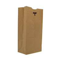 Grocery Bag Duro® Brown Kraft Recycled Paper #5 18405 Case of 500 18405 Duro® 976290_CS
