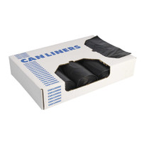 Trash Bag X-Liner Reprocessed Resin XX Heavy Duty Black 60 gal. 1.50 Mil. 38 X 58 Inch Twist Tie Flat Pack X7658AK Case/100 X7658AK SAALFELD REDISTRIBUTION 695436_CS