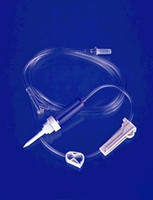 Primary IV Administration Set ExeLInt® Gravity 1 Port 15 Drops / mL Drip Rate Without Filter 78 Inch Tubing Solution Without Flow Regulator 29081 Case of 50
