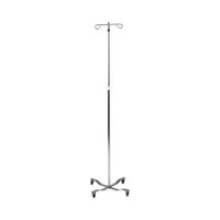 IV Pole 2-Hook 4-Leg Chrome Plated Steel with Weights 13033 Each/1 13033 DRIVE MEDICAL DESIGN & MFG 555408_EA