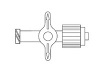 Stopcock Discofix 1 Way 455980 Each/1 455980 B.BRAUN MEDICAL INC. 187457_EA