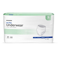 Adult Absorbent Underwear McKesson Ultra Pull On Small Disposable Heavy Absorbency UWBSM Bag/1 UWBSM MCK BRAND 884175_BG