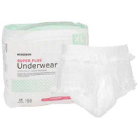 Adult Absorbent Underwear McKesson Regular Pull On X-Large Disposable Moderate Absorbency UWGXL Bag/1 UWGXL MCK BRAND 724915_BG