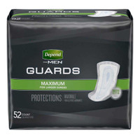 Bladder Control Pad Depend Guards for Men 12 Inch Length Heavy Absorbency Absorb-Loc Male Disposable 13792 Case/104 13792 KIMBERLY CLARK PROFESSIONAL & 764551_CS