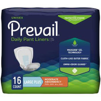 Incontinence Liner Prevail 28 Inch Length Moderate Absorbency Polymer Unisex Disposable PL-113/1 Pack/16 PL-113/1 FIRST QUALITY PRODUCTS INC. 747198_PK