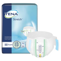 Adult Incontinent Brief TENA Stretch Super Tab Closure Large / X-Large Disposable Heavy Absorbency 67903 Case/2 67903 SCA PERSONAL CARE 670605_CS