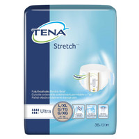 Adult Incontinent Brief TENA Stretch Ultra Tab Closure Large / X-Large Disposable Heavy Absorbency 67803 Pack/36 67803 SCA PERSONAL CARE 871836_PK