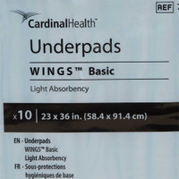 Disposable Underpad Simplicity™ Basic 23 x 36 Inch Fluff Light Absorbency 7176 Case of 150 7176 Simplicity™ Basic 406849_CS