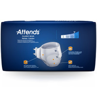 Unisex Adult Incontinence Brief Attends® Classic Medium Disposable Heavy Absorbency BRB20 Bag/24