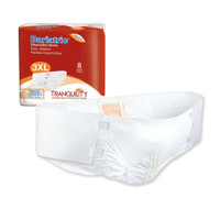 Adult Incontinent Brief Tranquility HI-Rise Tab Closure 3X-Large Disposable Heavy Absorbency 2190 Case/32 2190 PRINCIPAL BUSINESS ENT., INC. 461046_CS