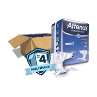 Adult Incontinent Brief Attends DermaDry Tab Closure 2X-Large Disposable Heavy Absorbency DD50 BG/12 DD50 ATTENDS HEALTHCARE PRODUCTS 950227_BG