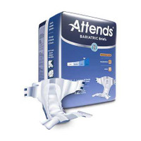 Adult Incontinent Brief Attends DermaDry Tab Closure 2X-Large Disposable Heavy Absorbency DD50 BG/12 DD50 ATTENDS HEALTHCARE PRODUCTS 950227_BG