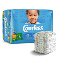 Baby Diaper Comfees Tab Closure Size 7 Disposable Moderate Absorbency CMF-7 Case/80 CMF-7 ATTENDS HEALTHCARE PRODUCTS 907036_CS