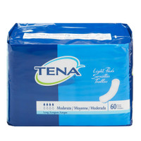 Bladder Control Pad TENA Moderate 12 Inch Length Moderate Absorbency Polymer Female Disposable 41409 Case/180 41409 SCA PERSONAL CARE 766686_CS