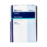 Baby Diaper Curity Tab Closure Size 7 Disposable Heavy Absorbency 80068A Case/128 80068A KENDALL HEALTHCARE PROD INC. 951645_CS