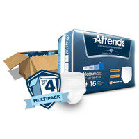 Unisex Adult Absorbent Underwear Attends® Overnight Pull On with Tear Away Seams Medium Disposable Heavy Absorbency APPNT20 Case of 64 APPNT20 Attends® Overnight 830766_CS
