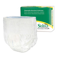 Unisex Adult Absorbent Underwear Tranquility® Essential Pull On with Tear Away Seams Medium Disposable Heavy Absorbency 2605 Case of 80 2605 Tranquility® Essential 418716_CS