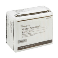 Unisex Adult Incontinence Brief Simplicity™ Medium Disposable Moderate Absorbency 65033 Bag of 10 65033 Simplicity™ 780352_BG