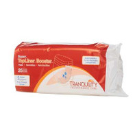 Incontinence Booster Pad TopLiner 13-1/4 Inch Length Moderate Absorbency Polymer Unisex Disposable 2060 BG/25 2060 PRINCIPAL BUSINESS ENT., INC. 875507_BG