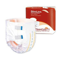 Adult Incontinent Brief Tranquility SlimLine Tab Closure Large Disposable Moderate Absorbency 2132 Pack/12 2132 PRINCIPAL BUSINESS ENT., INC. 1030222_PK