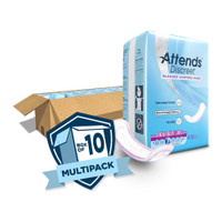Bladder Control Pad Attends Discreet Moderate Absorbency Polymer Female Disposable ADPMAL Case/200 ADPMAL ATTENDS HEALTHCARE PRODUCTS 1039116_CS