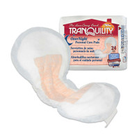 Bladder Control Pad Tranquility 16-1/2 Inch Length Heavy Absorbency Polymer Unisex Disposable 2382 BG/24 2382 PRINCIPAL BUSINESS ENT., INC. 816452_BG
